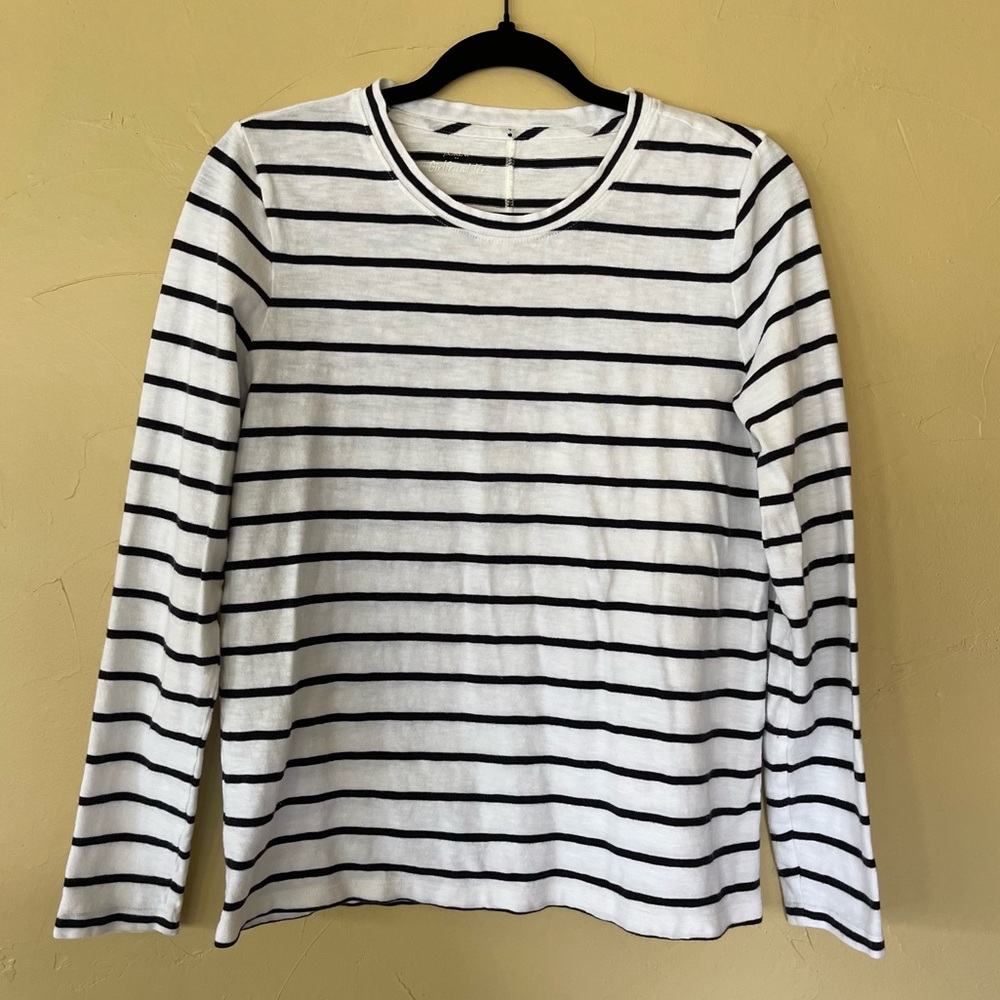 J. Crew Striped Long Sleeve Shirt